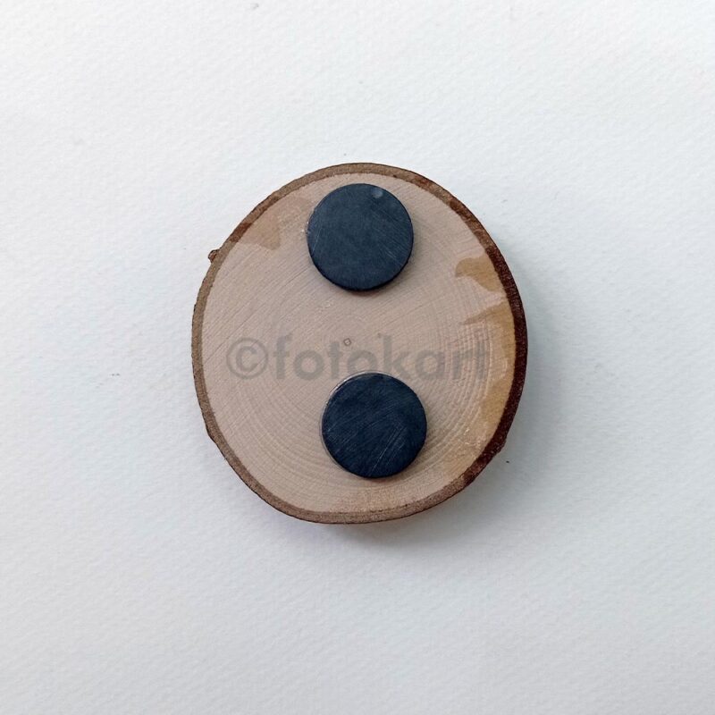 Göztepe İzmir Futbol Arma, Ahşap Daire Plaket Magnet (Urla Hatırası) - Görsel 2