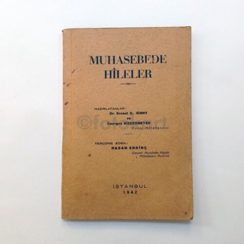 Muhasebede Hileler - Ernest G. Jenny, Georges Niedermeyer, 1942