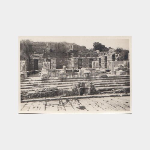 1940 Anadolu Antik Şehir Harabeleri Fotoğrafı