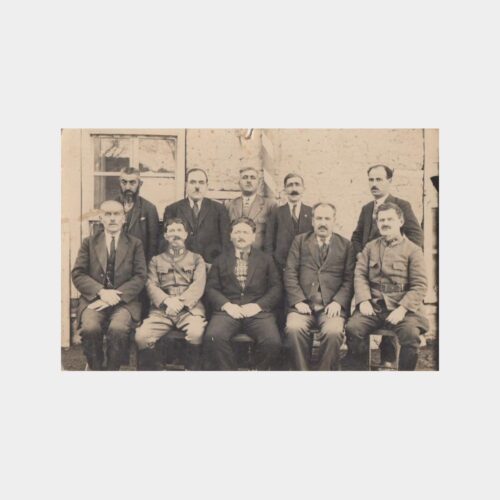 1930 Anadolu Kasaba Eşrafından Grup Fotoğrafı