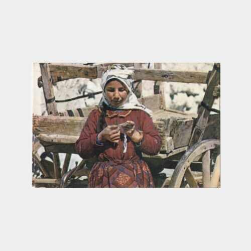 1978 Anadolu Köy Yaşamı Konulu Kartpostal