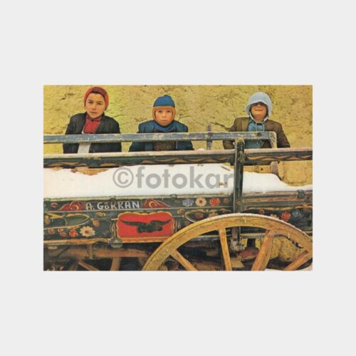 1978 Anadolu Köy Yaşamı Konulu Kartpostal