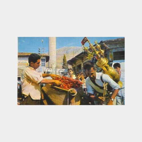 Anadolu Bir Köy Çarşısı Kartpostal