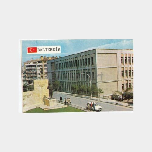 1974 Balıkesir Heykel Konulu Kartpostal