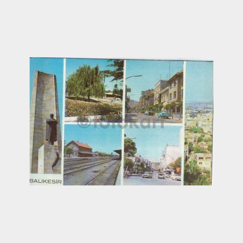1975 Balıkesir Muhtelif Görünüşler Kartpostal
