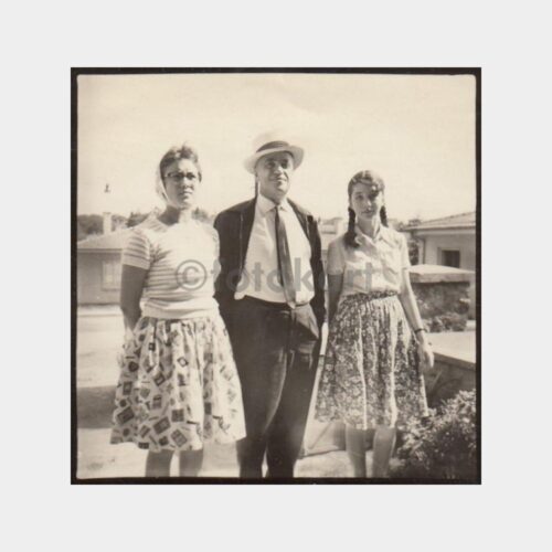 1950 Şehir Yaşamı Bay-Kadın Konulu Fotoğraf