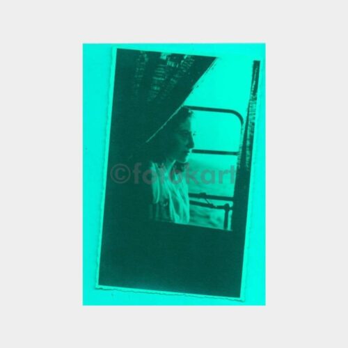 1960 Vapur Penceresinden Kadın Görünüş Fotoğraf