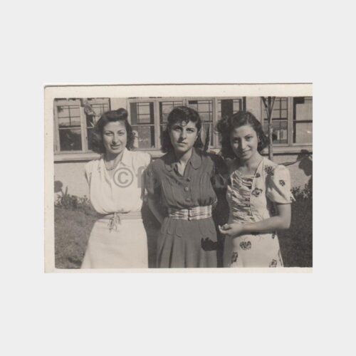 1943 Lido Yazılı 3 Kadın Fotoğraf