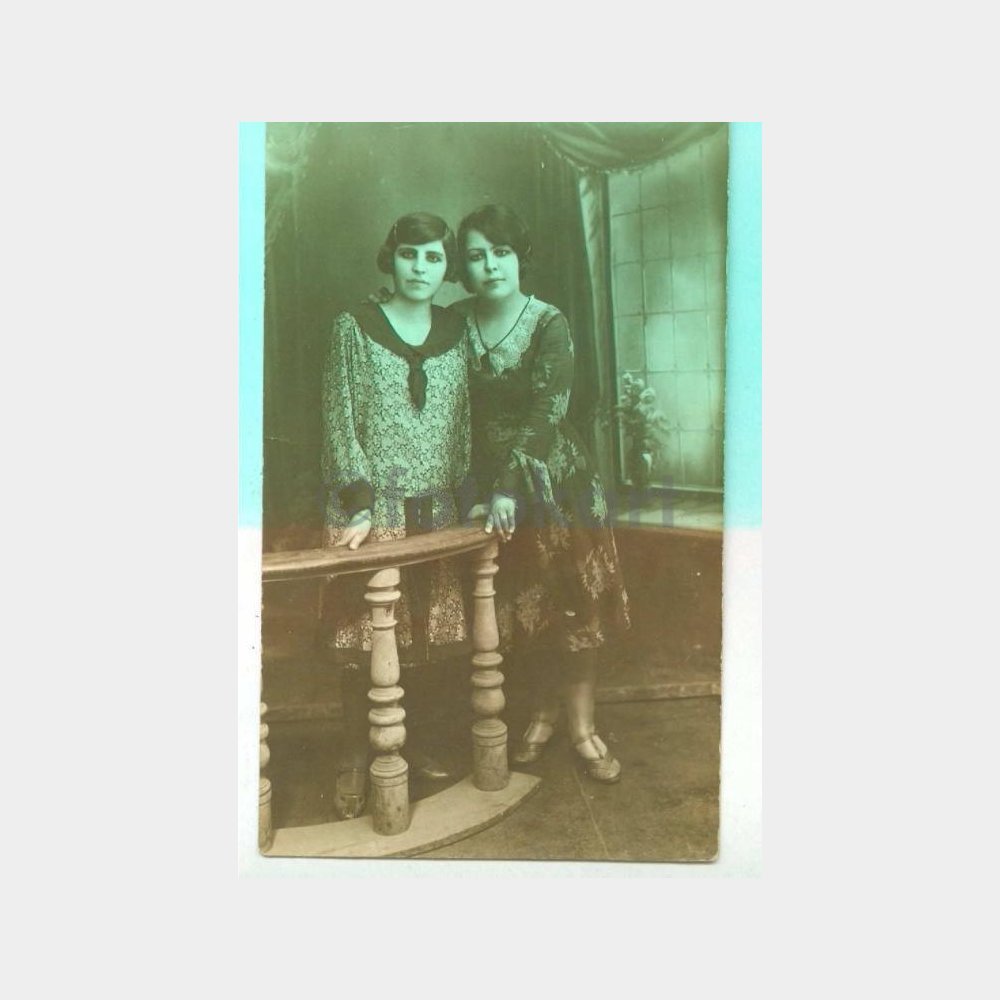 1929 Stüdyo Arka Plan - Kadınlar Fotoğraf