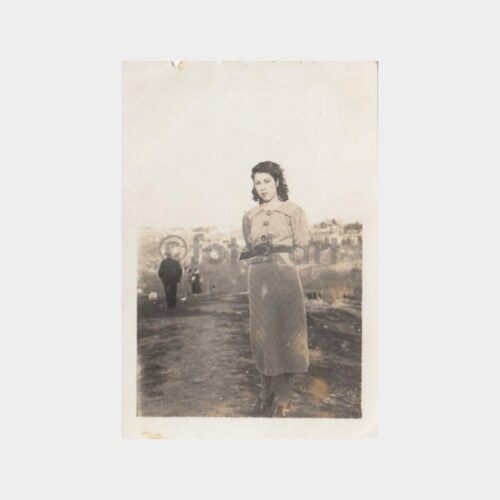 1937 İstanbul Dış Mekan Kadın Konulu Fotoğraf