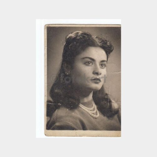 1951 Güzel Kadın Stüdyo Fotoğraf