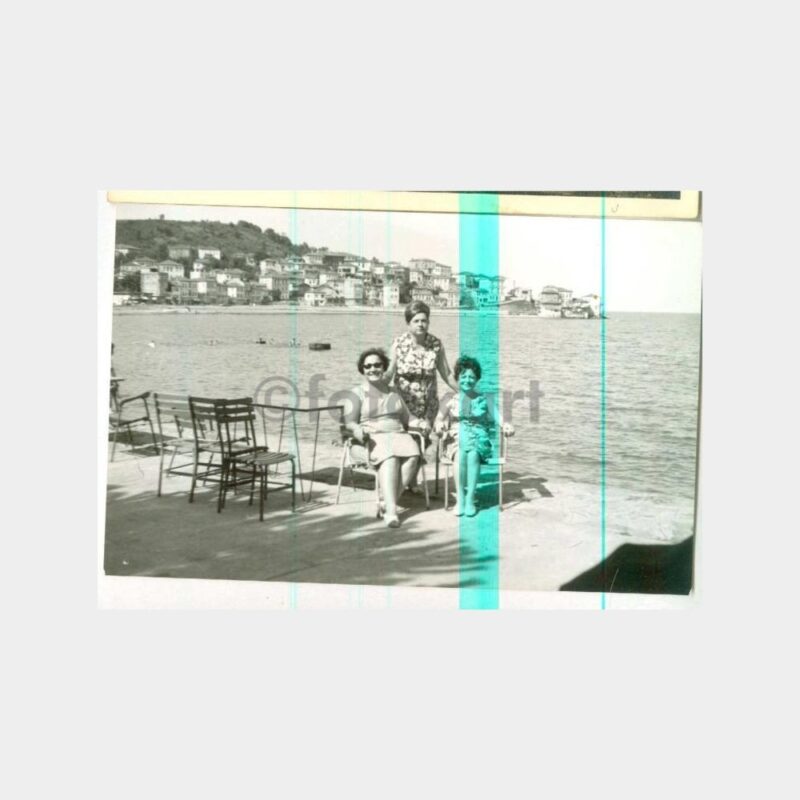 1970 Ünye Sahilinde Kadınlar Fotoğraf