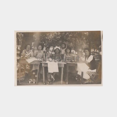 1943 Kadınlar Piknik Eğlencesi Görünüş Fotoğraf