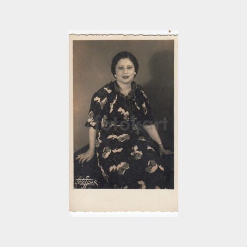 1955 Beyoğlu -Foto İpek- Kadın Fotoğraf