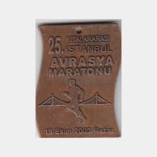 2003 Avrasya 25. İstanbul Maratonu Madalyası