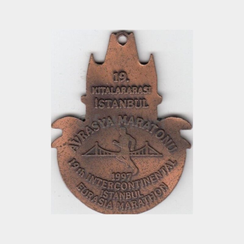 1997 Yılı 19. Avrasya Maratonu Madalyası