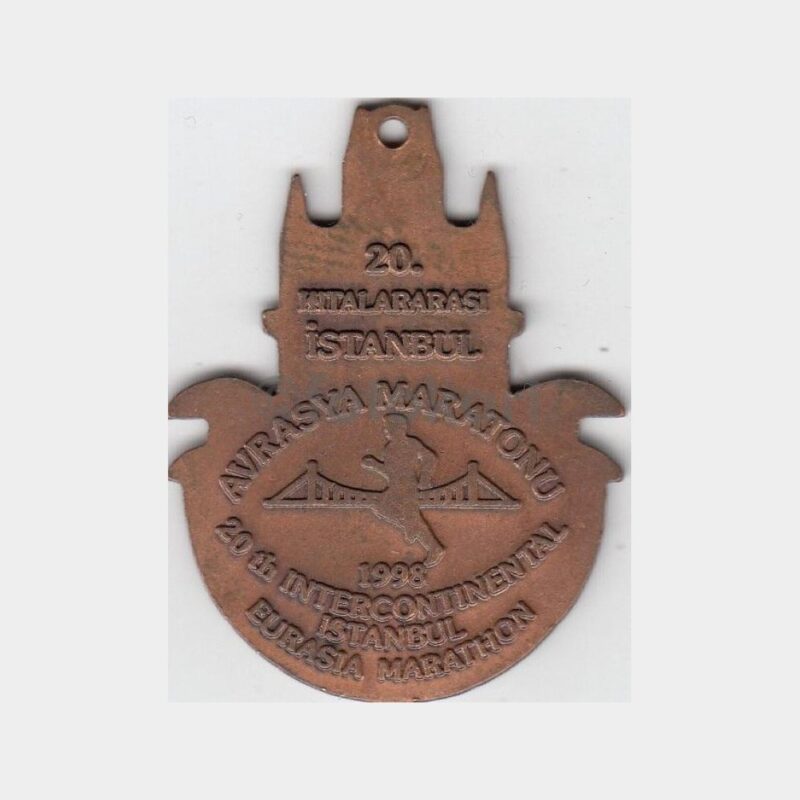1998 Yılı 20. Avrasya Maratonu Madalyası