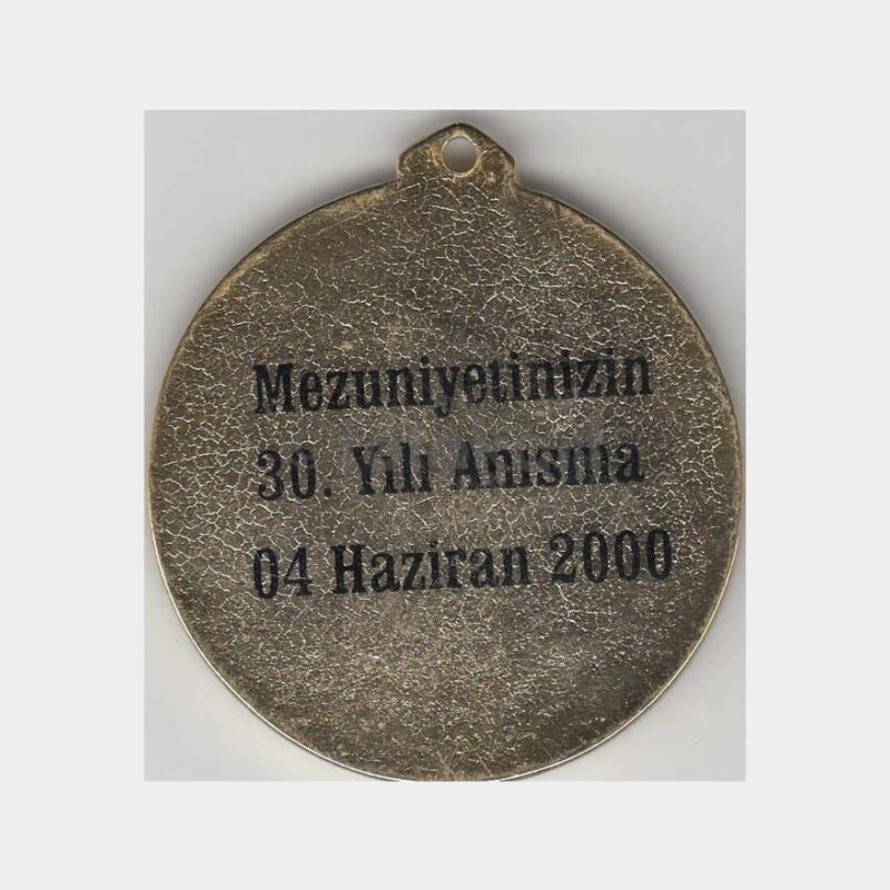 2000 Orta Doğu Teknik Üniversitesi Mezuniyet 30 Yıl Madalya - Görsel 2