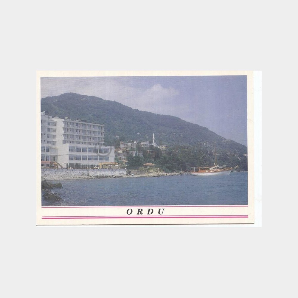 1990 Ordu Şehirden Görünüş Kartpostal