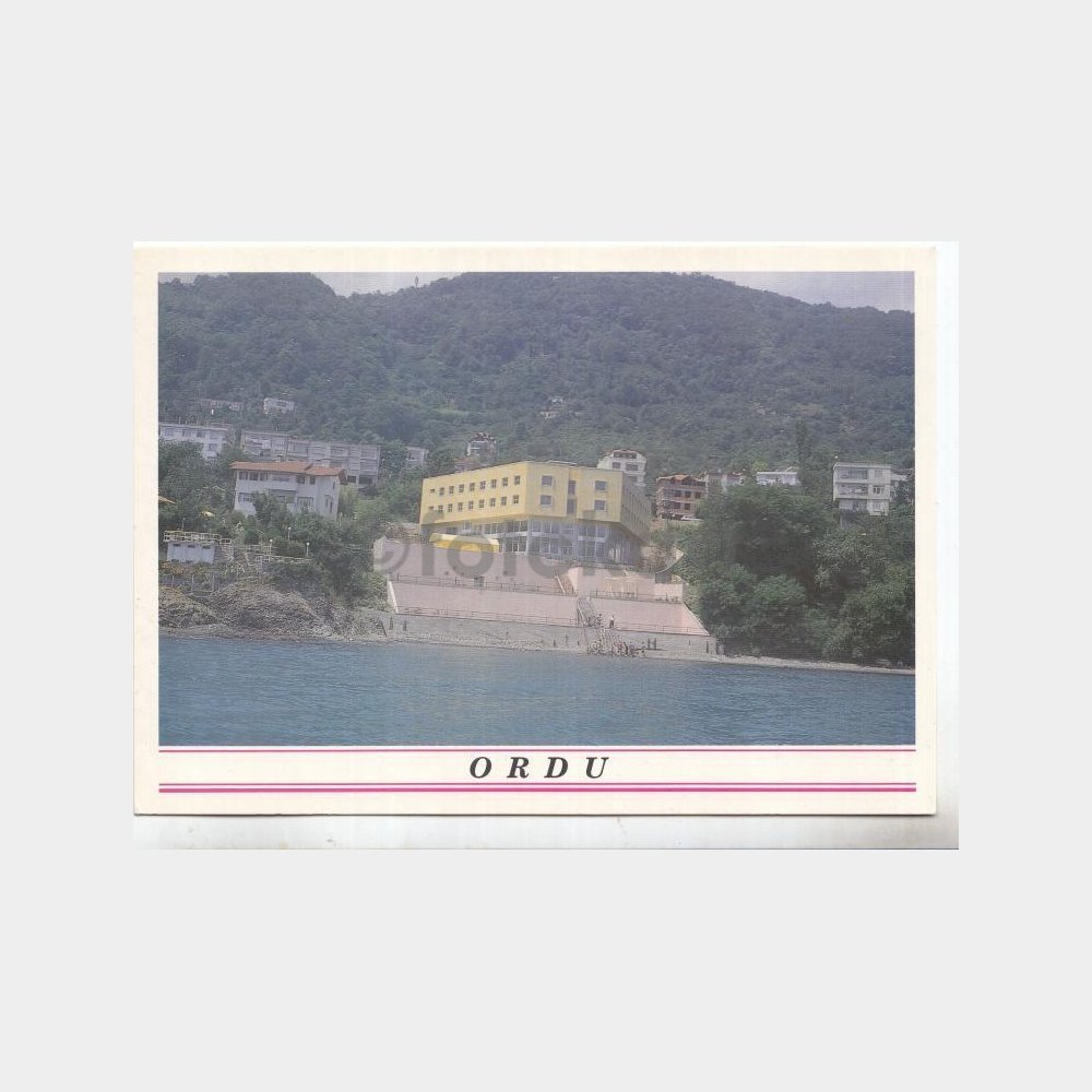 1990 Ordu Şehirden Görünüş Kartpostal