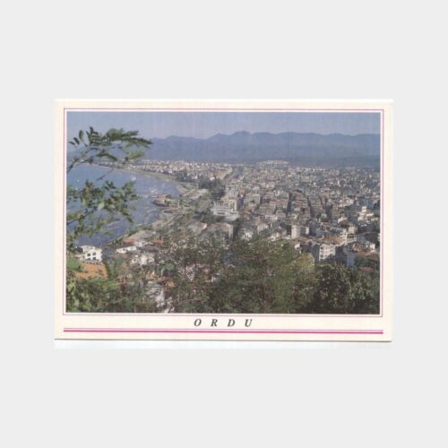 1990 Ordu Şehirden Görünüş Kartpostal