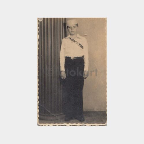 1950 Sünnet Çocuğu Konulu Stüdyo Fotoğraf