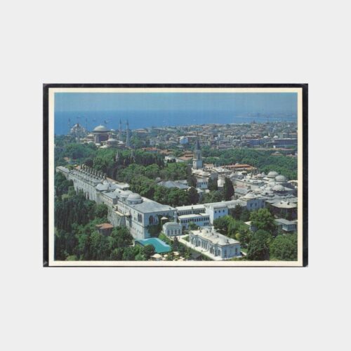 1990 Topkapı Sarayı Havadan Görünüş Kartpostal