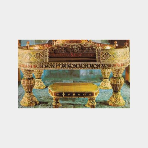 1978 Topkapı Sarayı Padişah Tahtı Kartpostal