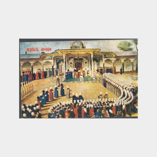 Topkapı Sarayı Tören Konulu Embil İlaç Tanıtım Kartı