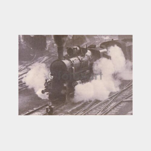 Tren Lokomotif Konulu Fotoğraf (Yeni Baskı)