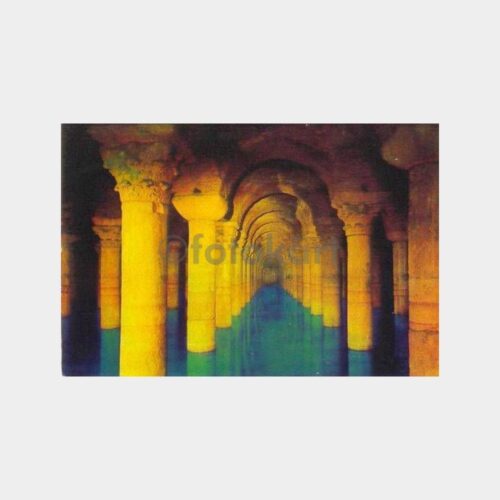 İstanbul ve Şaheserleri - Yerebatan Sarnıcı Kartpostal