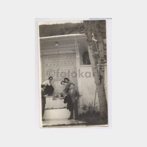 Atatürk Köşkü Çeşmesi Görünüş 4 Adet Fotoğraf