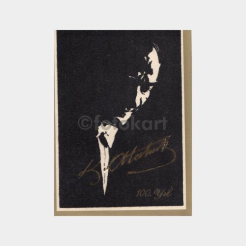 1981 Atatürk 100 Yıl -Erkan Çelik- Tebrik Kartpostal