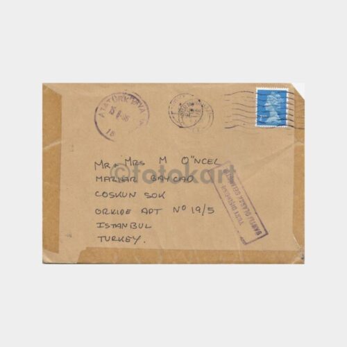 Türk Posta Tarihi Konulu Zarf (1996 Atatürk Hava Limanı)