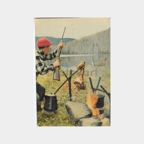 Av ve Avcılık Konulu Kartpostal