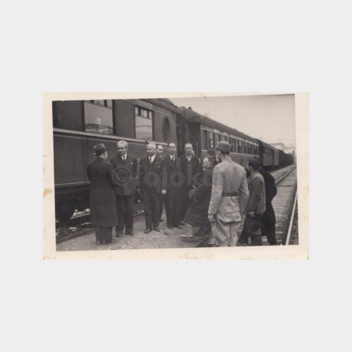 1940 Eskişehir Mülki Erkan Karşılama Fotoğrafı