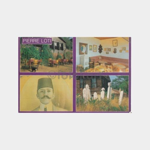 1980 Eyüp Haliç Piyerloti Kahvesi Görünüş Kartpostal