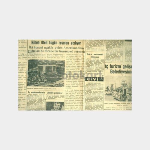 1955 Hilton Oteli Açıldı - Ondört Mayıs Gazetesi