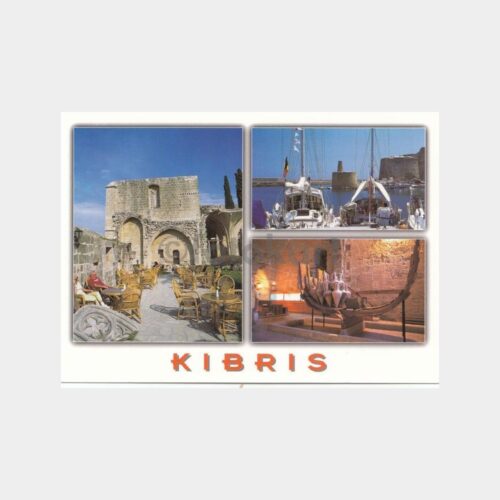 Kıbrıs K.K.T.C Girne Bir Görünüş Kartpostal