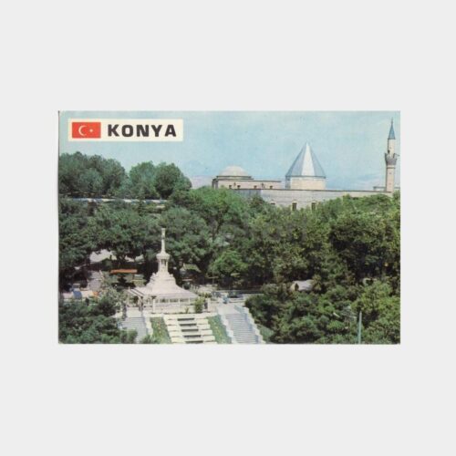 1975 Konya Şehitlik Anıtı Görünüş Kartpostal