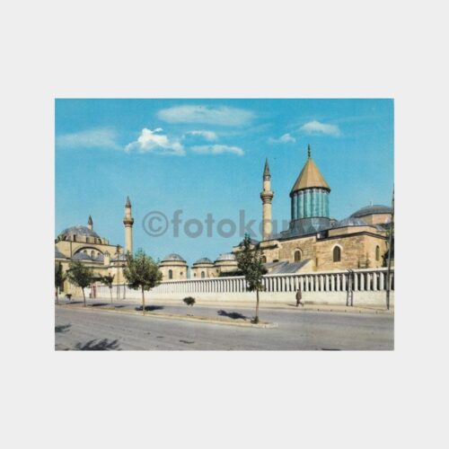1978 Konya Mevlana Selimiye Camii Görünüş Kartpostal