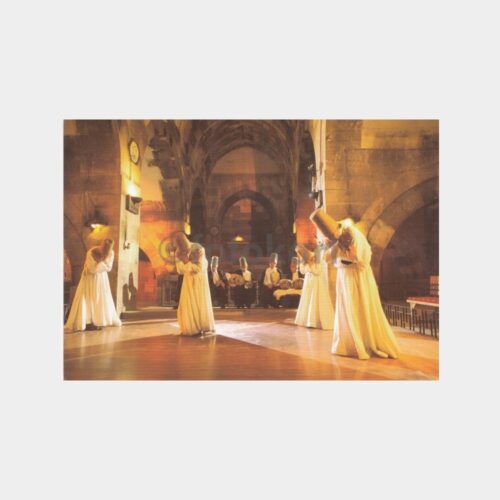 2000 Konya Mevlana Semazenler Görünüş Kartpostal