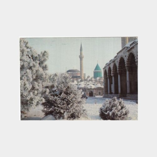 1974 Konya Mevlana Konulu Kartpostal
