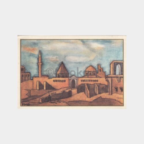 Konya Alaaddin Camii Görünüş Kartpostal