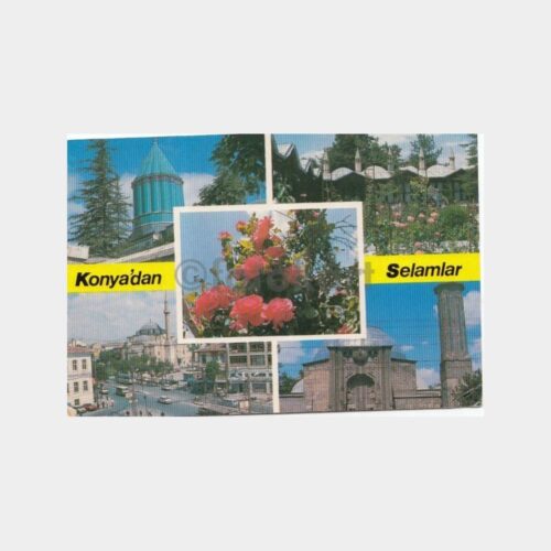 1978 Konya'dan Selamlar Konulu Kartpostal