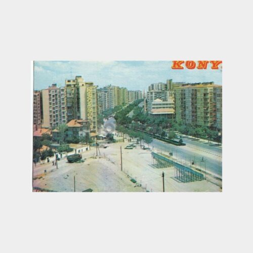 1980 Konya Modern Kent Konulu Kartpostal