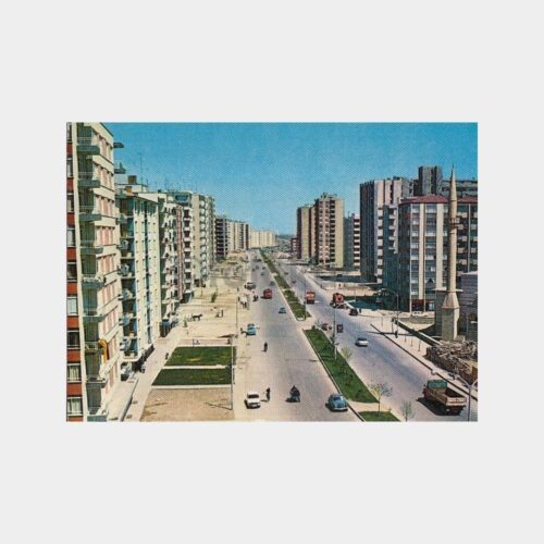 1975 Konya Nalçacı Caddesi Konulu Kartpostal