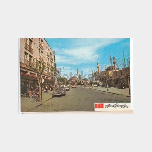 1980 Konya Hotel Dergah Görünüş Kartpostal