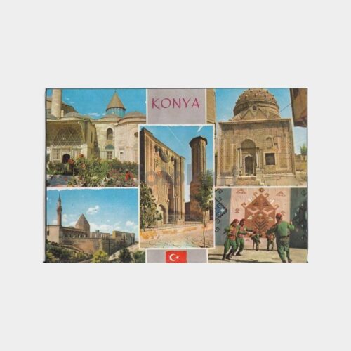 1975 Konya Muhtelif Görünüşler Kartpostal