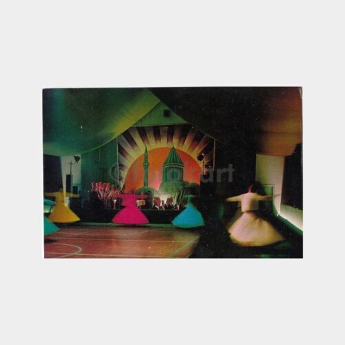 1978 Konya Mevlana Semazenler Görünüş Kartpostal